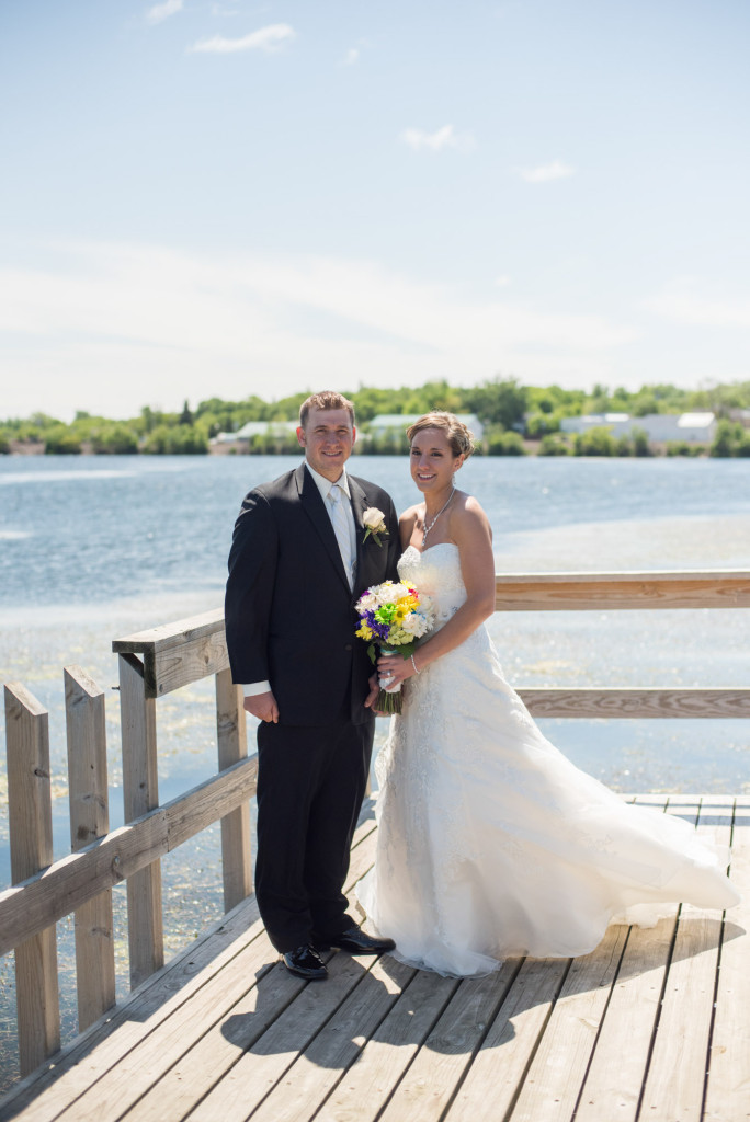 Rachael and Chris's summer baseball themed wedding in Waverly, MN