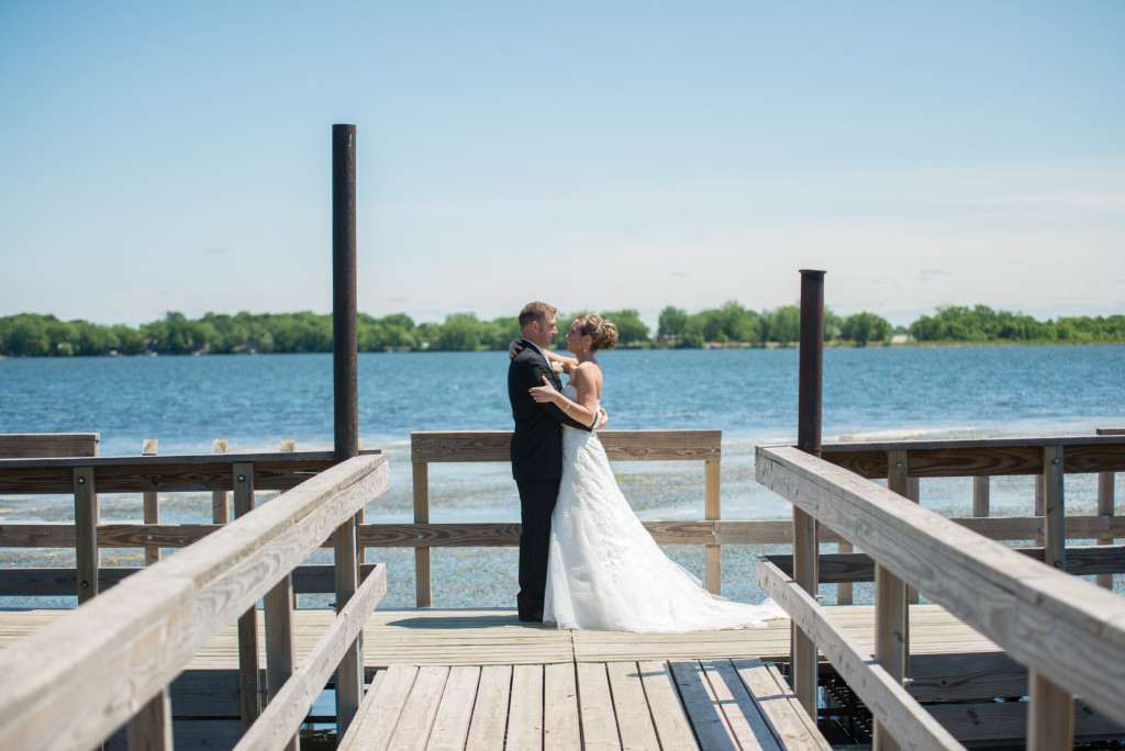Rachael and Chris's summer baseball themed wedding in Waverly, MN