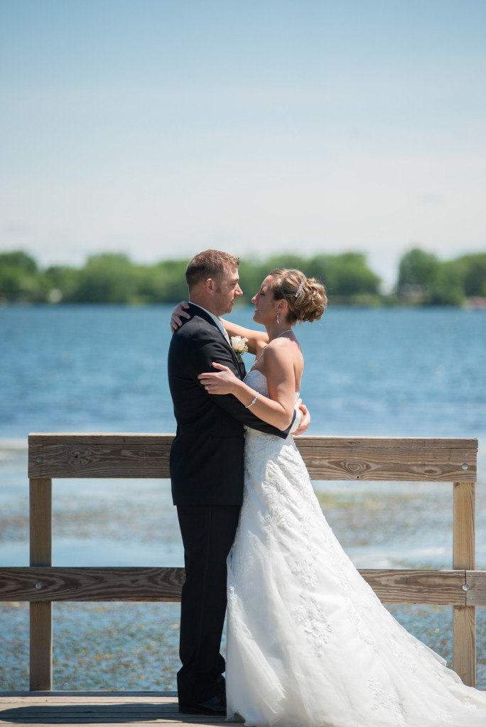 Rachael and Chris's summer baseball themed wedding in Waverly, MN