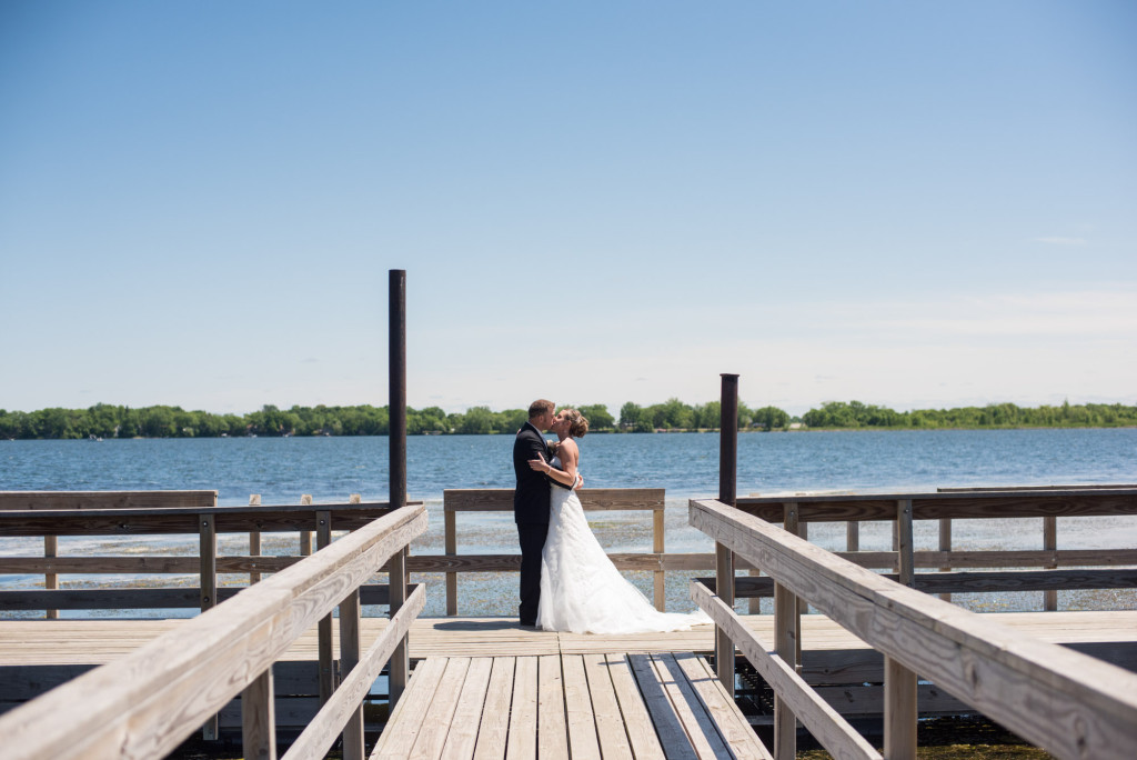 Rachael and Chris's summer baseball themed wedding in Waverly, MN