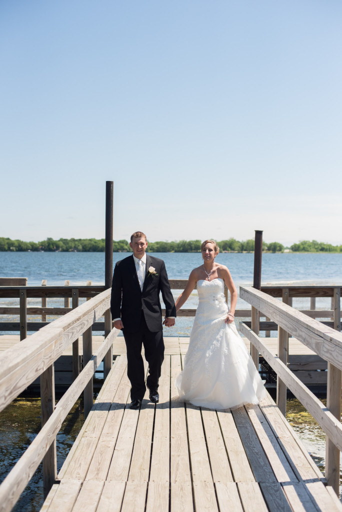 Rachael and Chris's summer baseball themed wedding in Waverly, MN