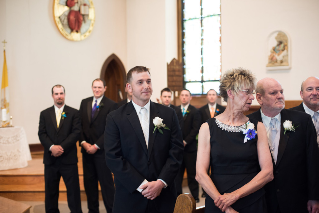 Rachael and Chris's summer baseball themed wedding in Waverly, MN