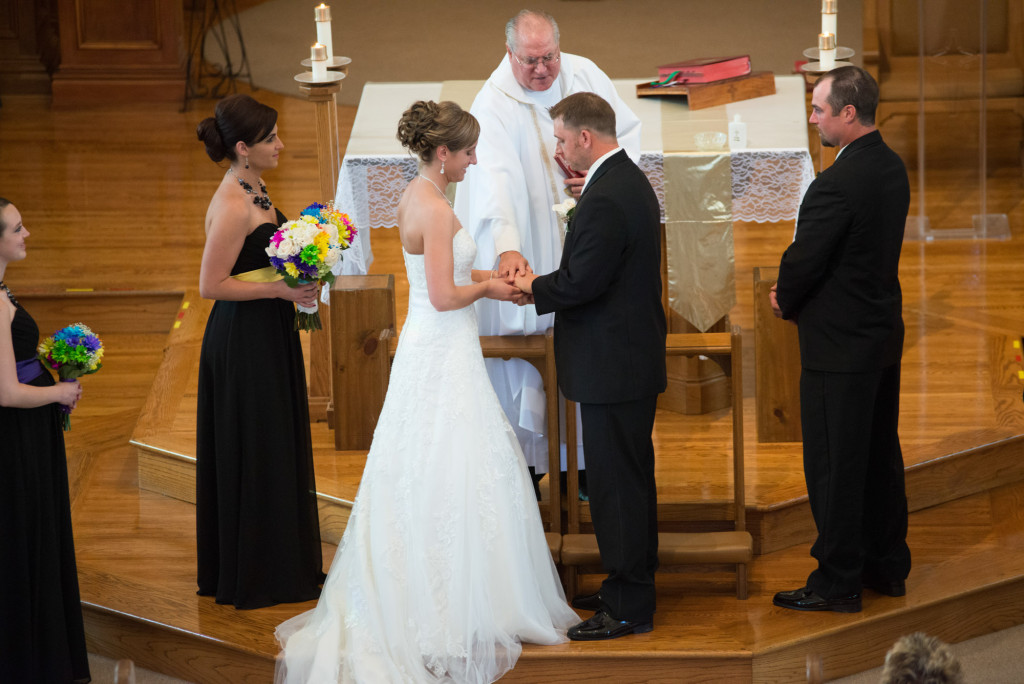 Rachael and Chris's summer baseball themed wedding in Waverly, MN