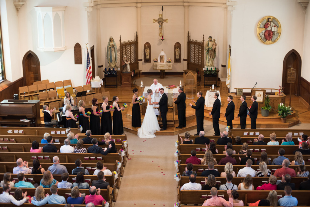Rachael and Chris's summer baseball themed wedding in Waverly, MN