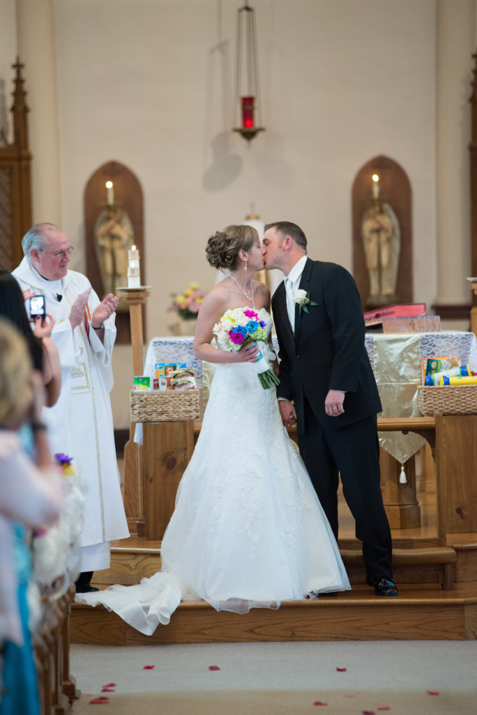Rachael and Chris's summer baseball themed wedding in Waverly, MN