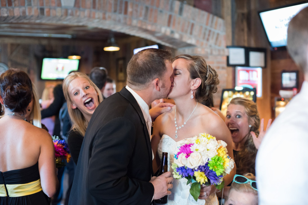 Rachael and Chris's summer baseball themed wedding in Waverly, MN