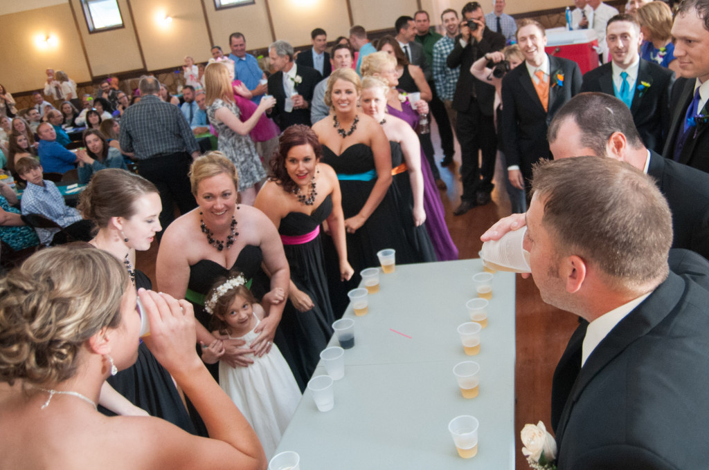 Rachael and Chris's summer baseball themed wedding in Waverly, MN