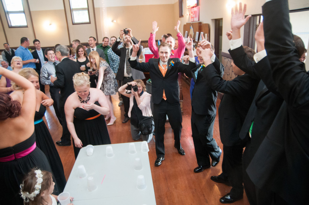 Rachael and Chris's summer baseball themed wedding in Waverly, MN