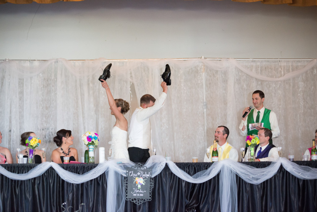 Rachael and Chris's summer baseball themed wedding in Waverly, MN
