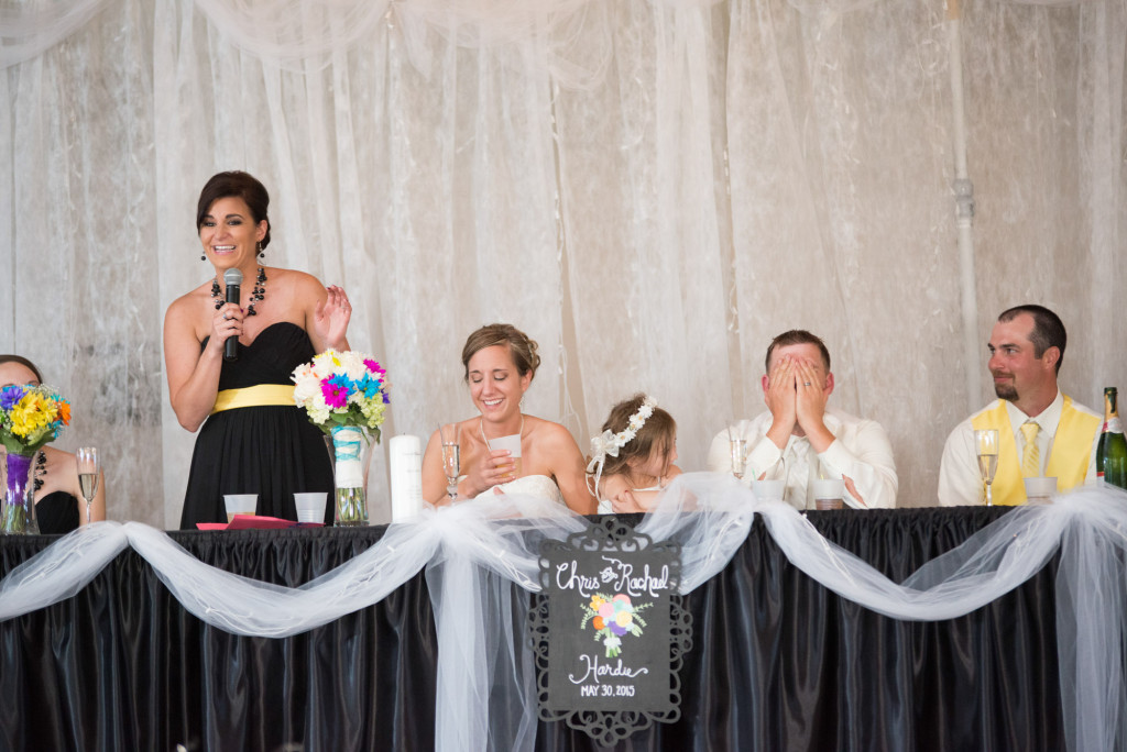 Rachael and Chris's summer baseball themed wedding in Waverly, MN
