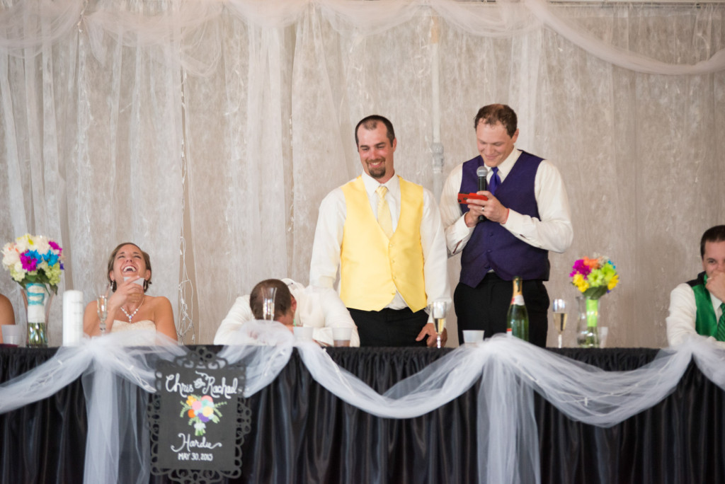 Rachael and Chris's summer baseball themed wedding in Waverly, MN
