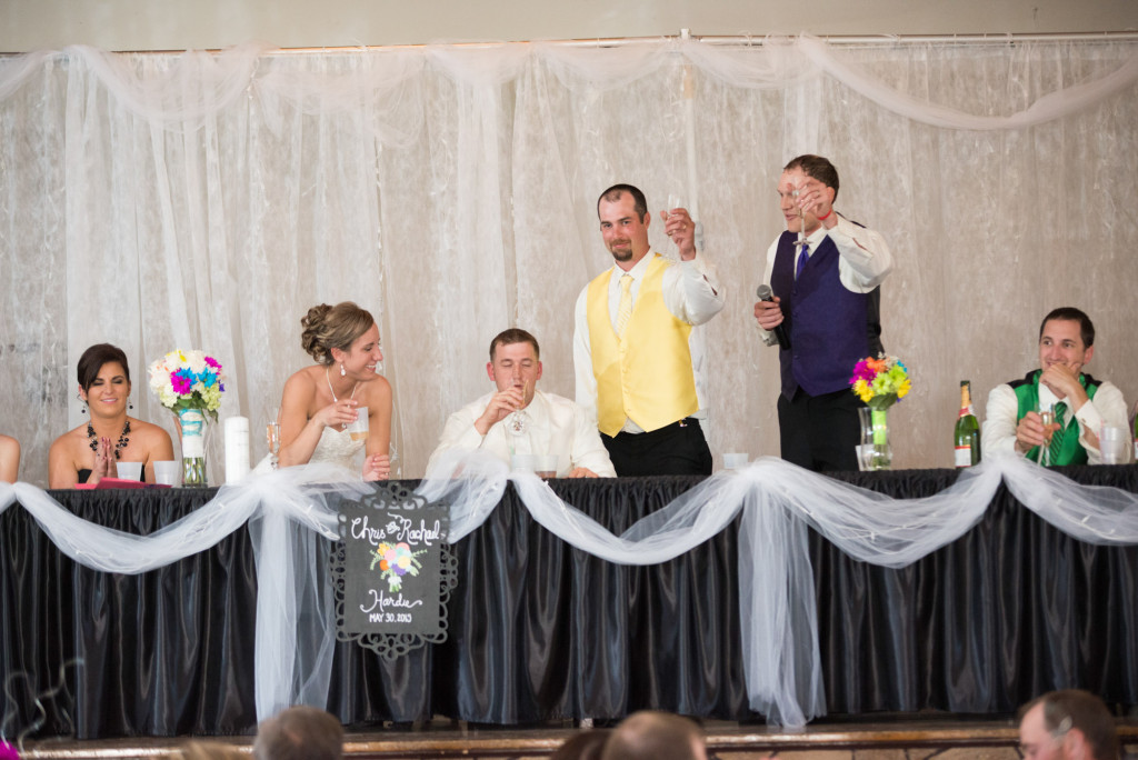 Rachael and Chris's summer baseball themed wedding in Waverly, MN