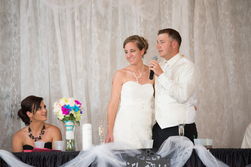 Rachael and Chris's summer baseball themed wedding in Waverly, MN