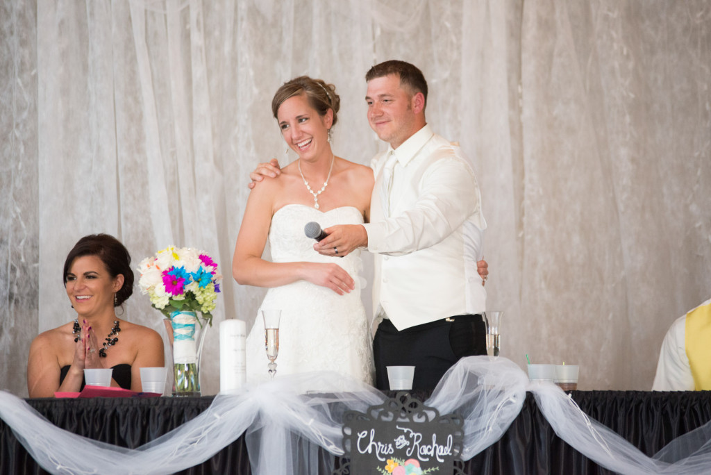 Rachael and Chris's summer baseball themed wedding in Waverly, MN