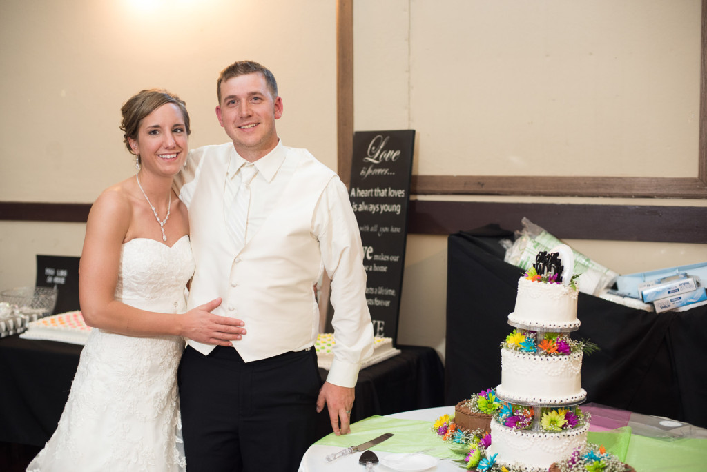 Rachael and Chris's summer baseball themed wedding in Waverly, MN