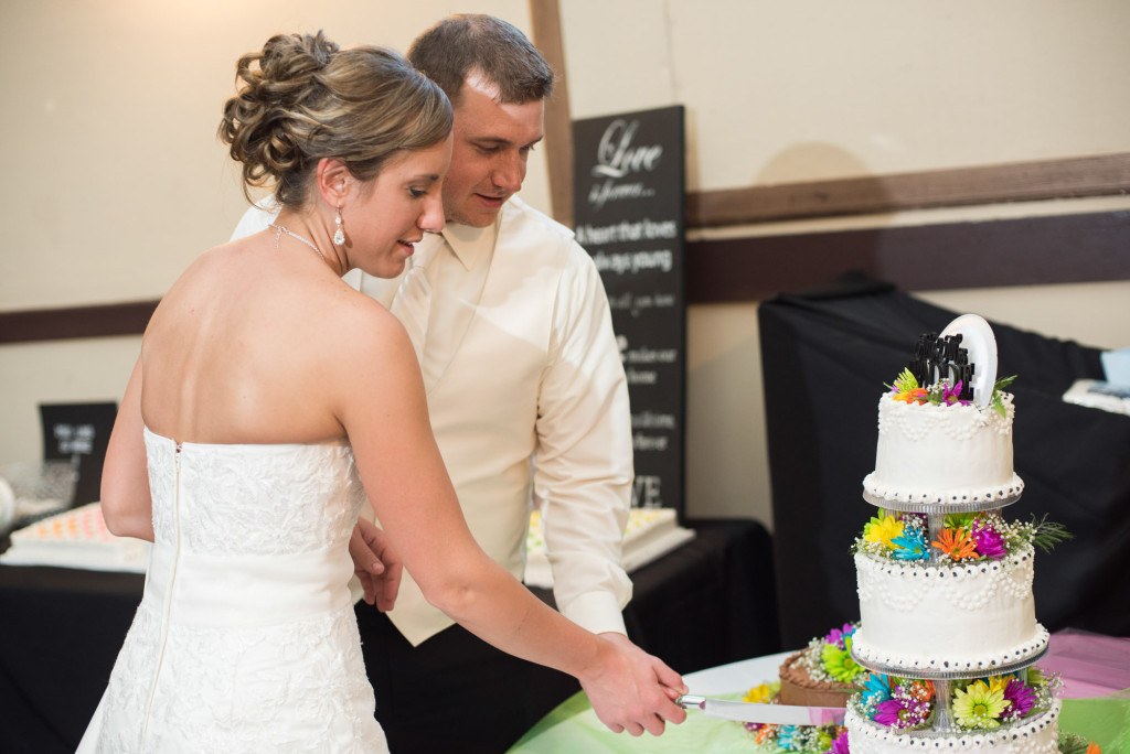 Rachael and Chris's summer baseball themed wedding in Waverly, MN