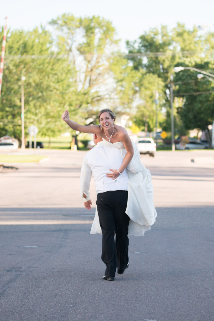 Rachael and Chris's summer baseball themed wedding in Waverly, MN