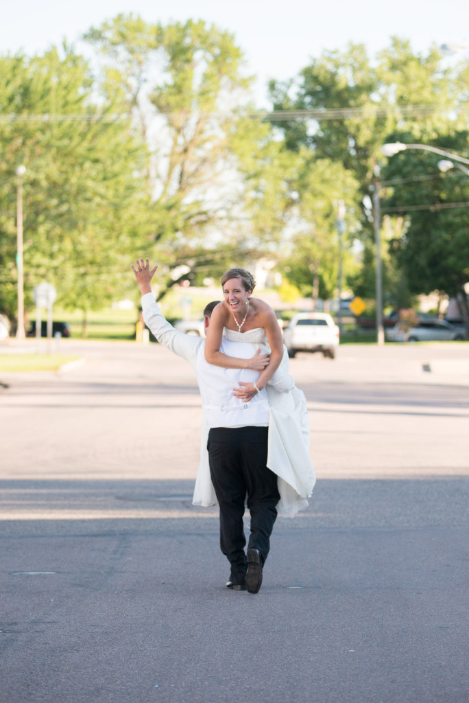 Rachael and Chris's summer baseball themed wedding in Waverly, MN