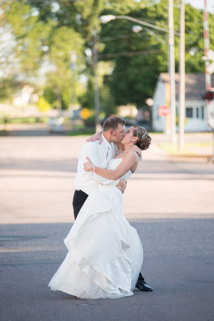 Rachael and Chris's summer baseball themed wedding in Waverly, MN