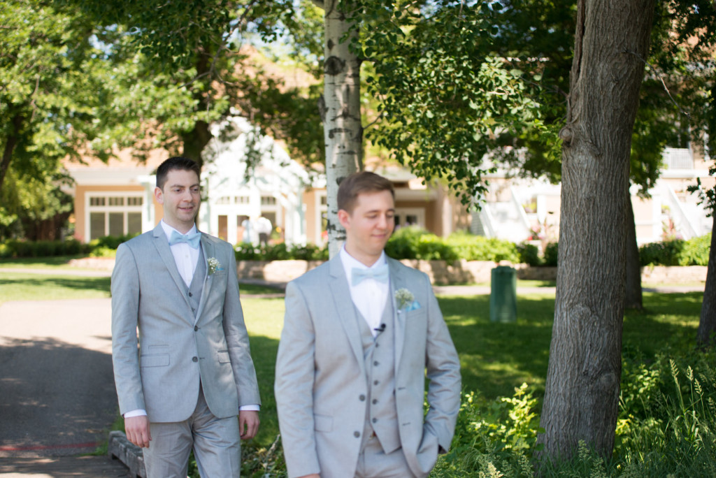 Travis and Brian's summer wedding at Bearpath in Eden Prairie, MN