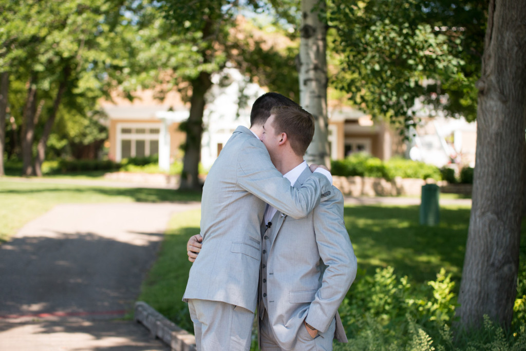 Travis and Brian's summer wedding at Bearpath in Eden Prairie, MN