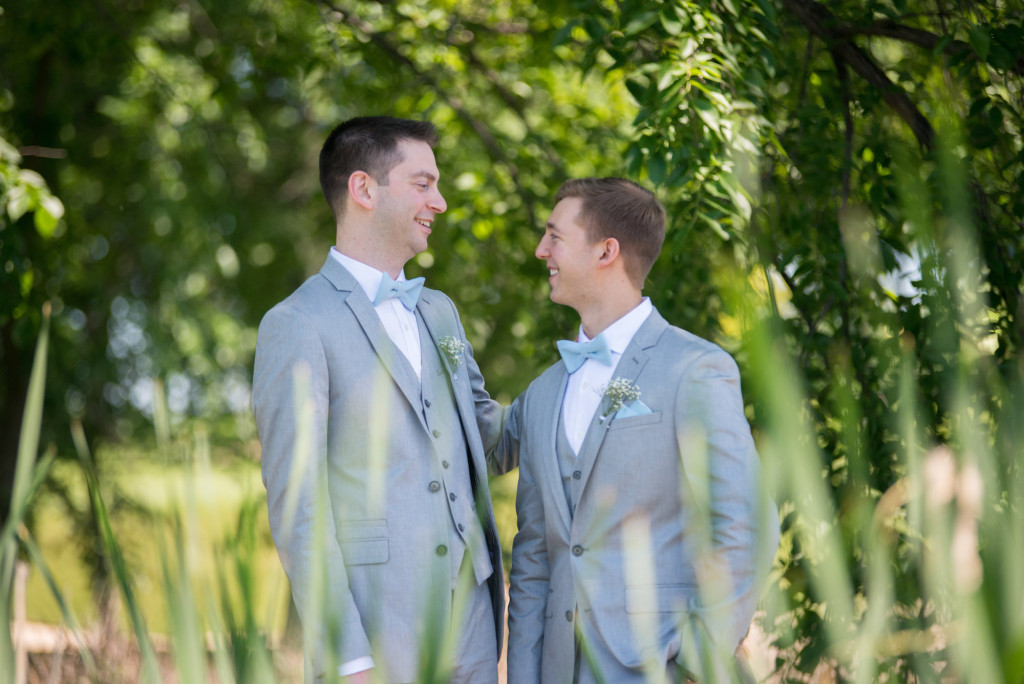 Travis and Brian's summer wedding at Bearpath in Eden Prairie, MN