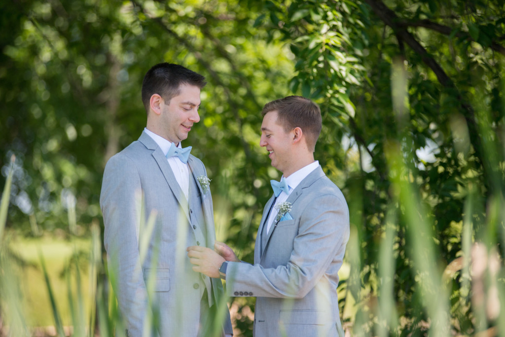 Travis and Brian's summer wedding at Bearpath in Eden Prairie, MN