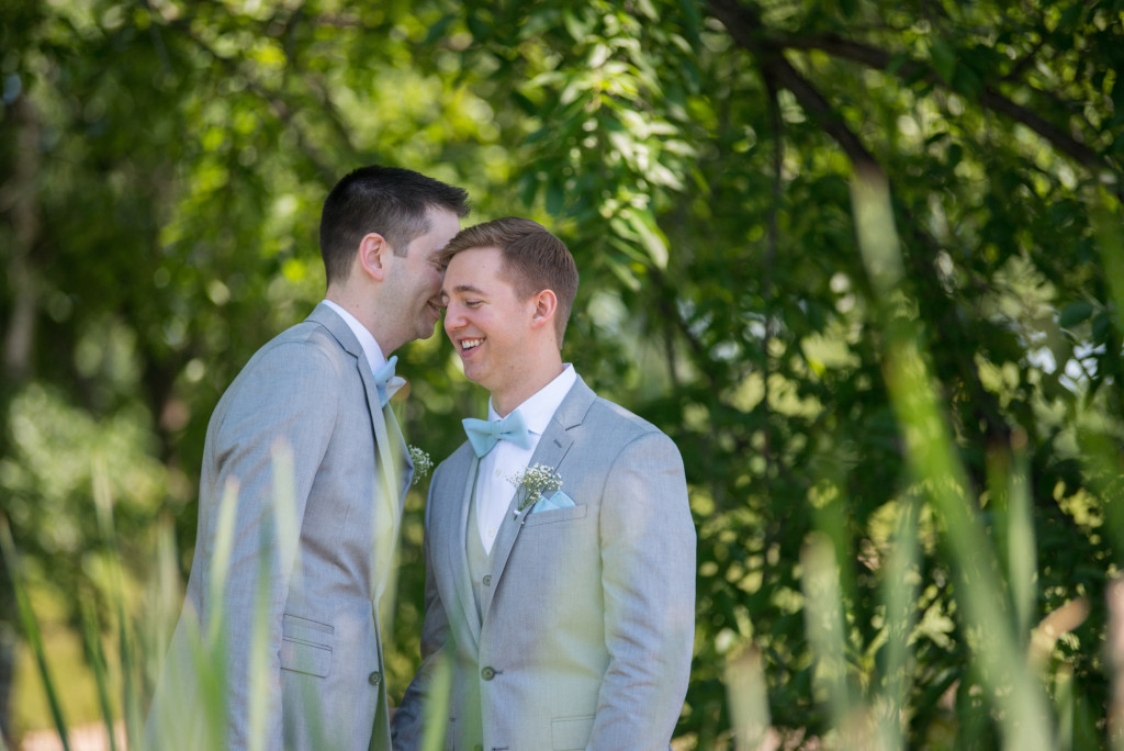 Travis and Brian's summer wedding at Bearpath in Eden Prairie, MN