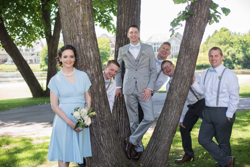 Travis and Brian's summer wedding at Bearpath in Eden Prairie, MN
