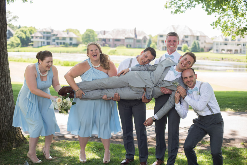 Travis and Brian's summer wedding at Bearpath in Eden Prairie, MN