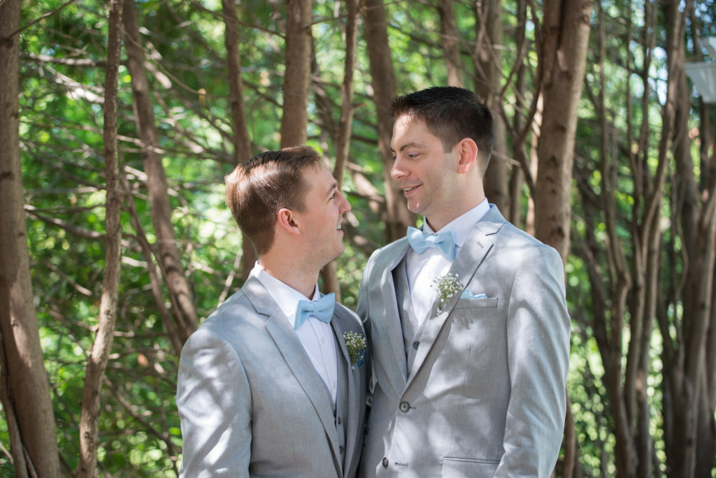 Travis and Brian's summer wedding at Bearpath in Eden Prairie, MN