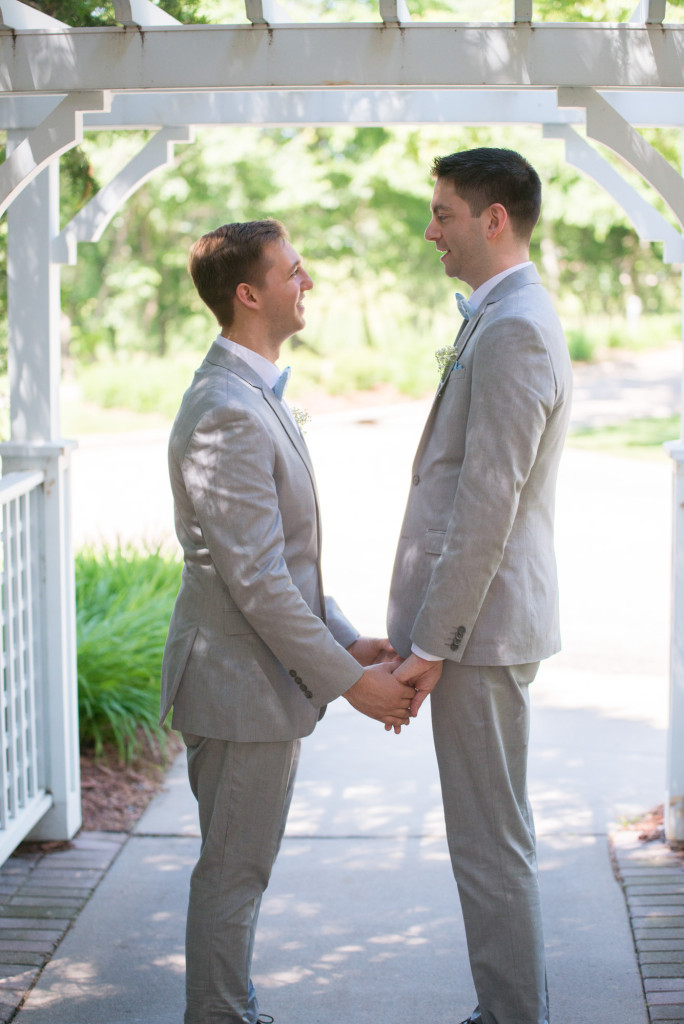 Travis and Brian's summer wedding at Bearpath in Eden Prairie, MN