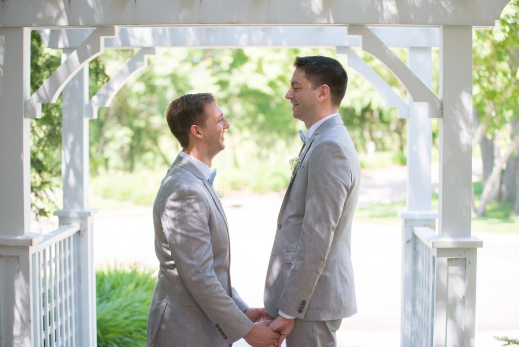 Travis and Brian's summer wedding at Bearpath in Eden Prairie, MN