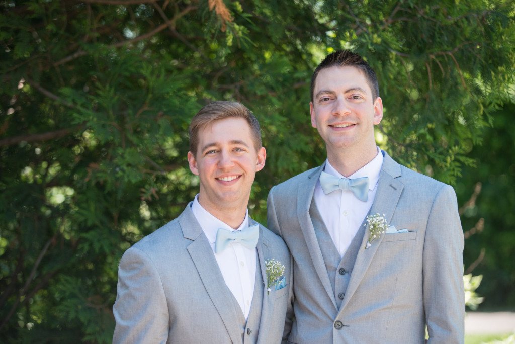 Travis and Brian's summer wedding at Bearpath in Eden Prairie, MN