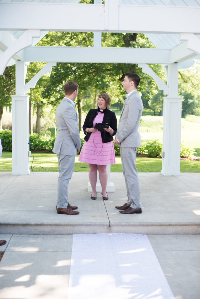 Travis and Brian's summer wedding at Bearpath in Eden Prairie, MN