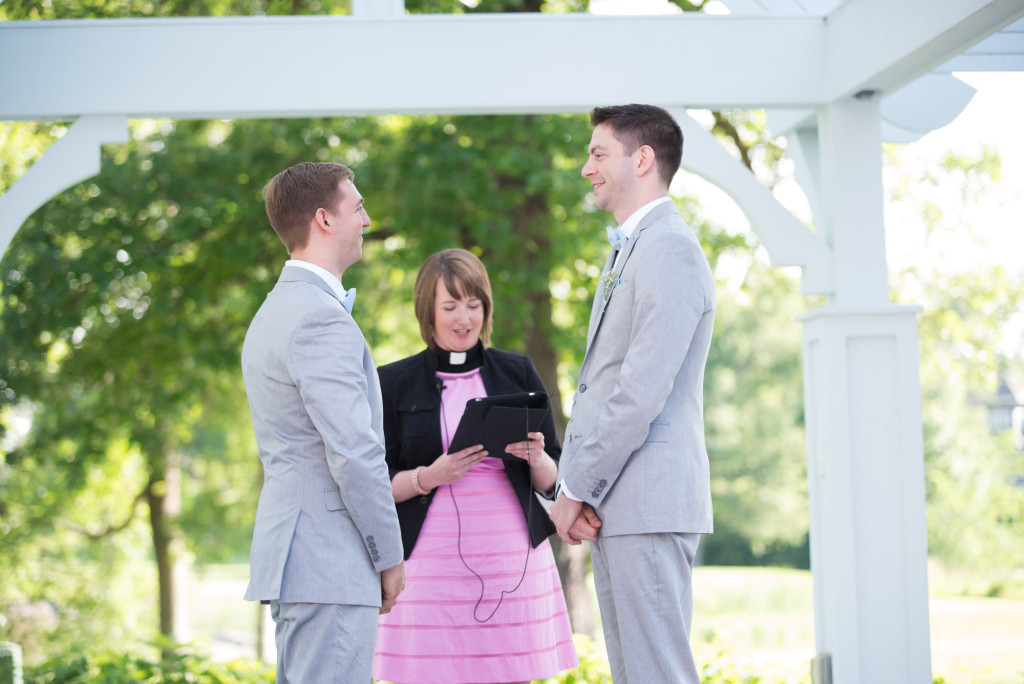 Travis and Brian's summer wedding at Bearpath in Eden Prairie, MN
