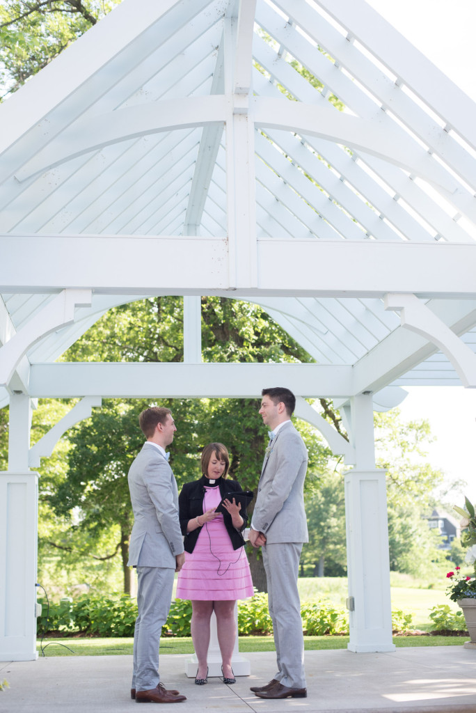 Travis and Brian's summer wedding at Bearpath in Eden Prairie, MN