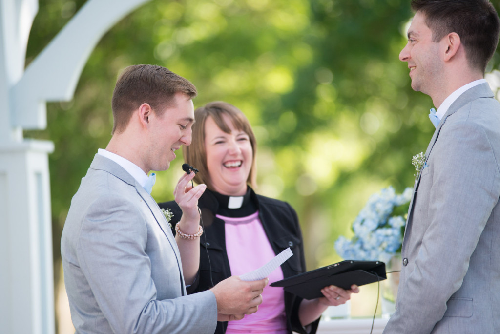 Travis and Brian's summer wedding at Bearpath in Eden Prairie, MN