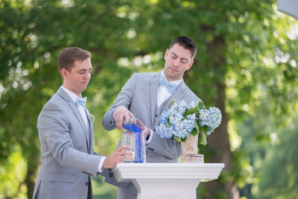 Travis and Brian's summer wedding at Bearpath in Eden Prairie, MN