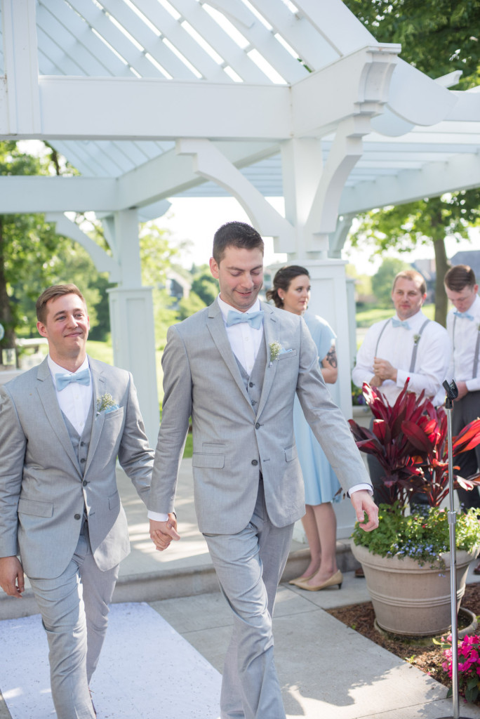 Travis and Brian's summer wedding at Bearpath in Eden Prairie, MN