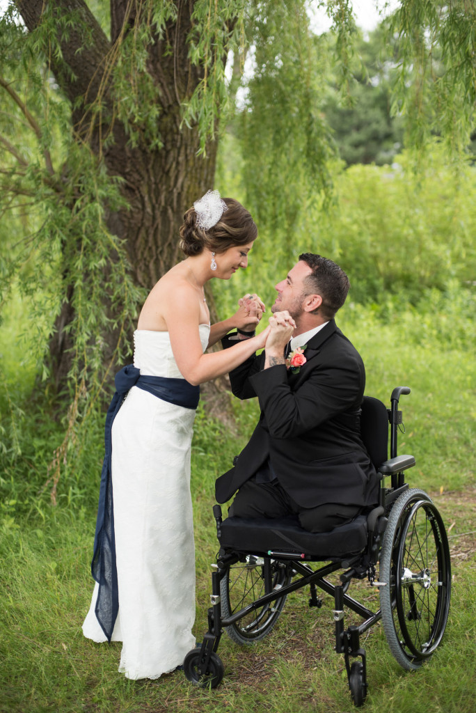 Kimberly and Kyle's summer wedding at Majestic Oaks in Andover, MN