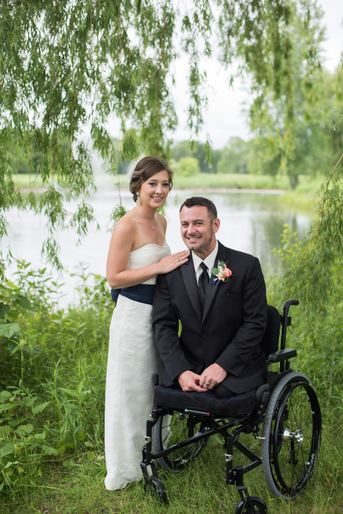 Kimberly and Kyle's summer wedding at Majestic Oaks in Andover, MN