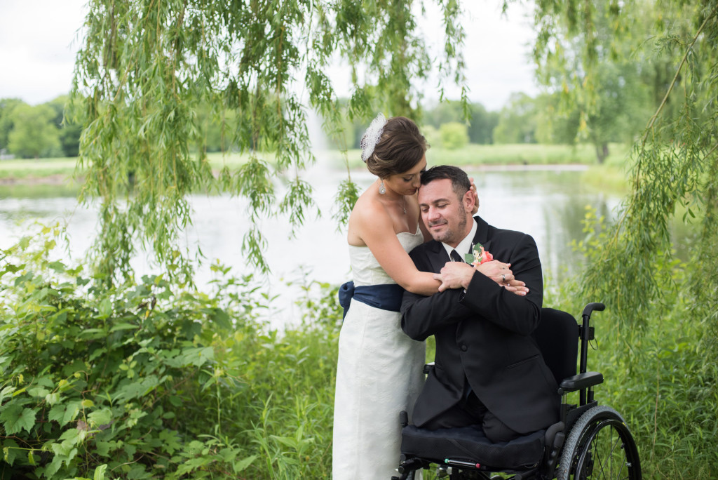 Kimberly and Kyle's summer wedding at Majestic Oaks in Andover, MN