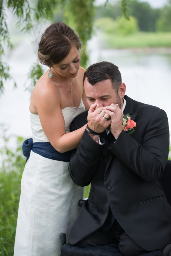 Kimberly and Kyle's summer wedding at Majestic Oaks in Andover, MN