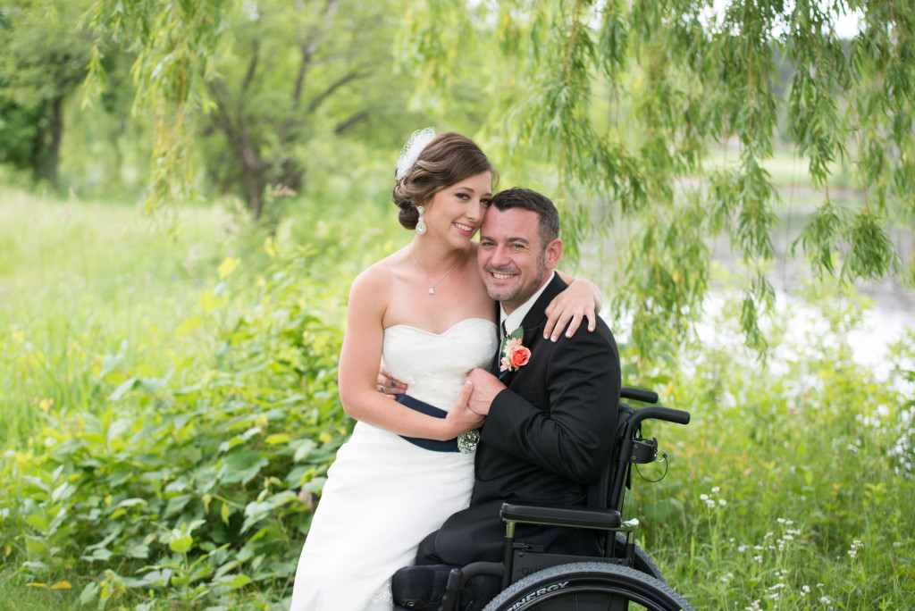 Kimberly and Kyle's summer wedding at Majestic Oaks in Andover, MN