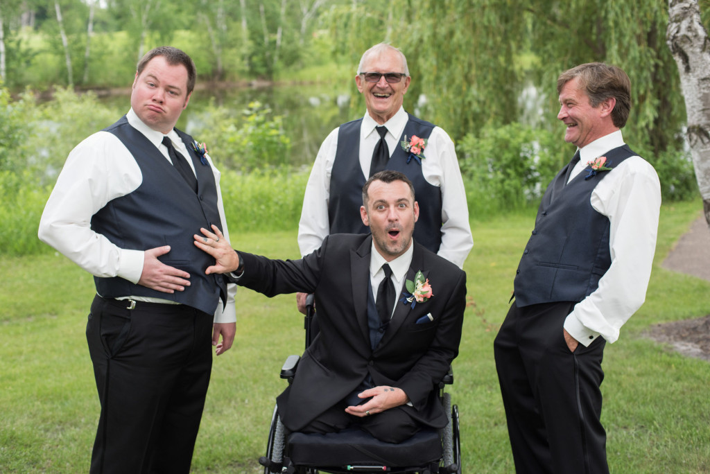 Kimberly and Kyle's summer wedding at Majestic Oaks in Andover, MN