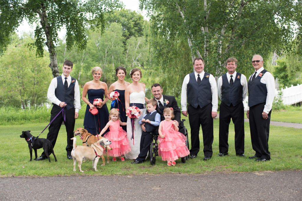 Kimberly and Kyle's summer wedding at Majestic Oaks in Andover, MN