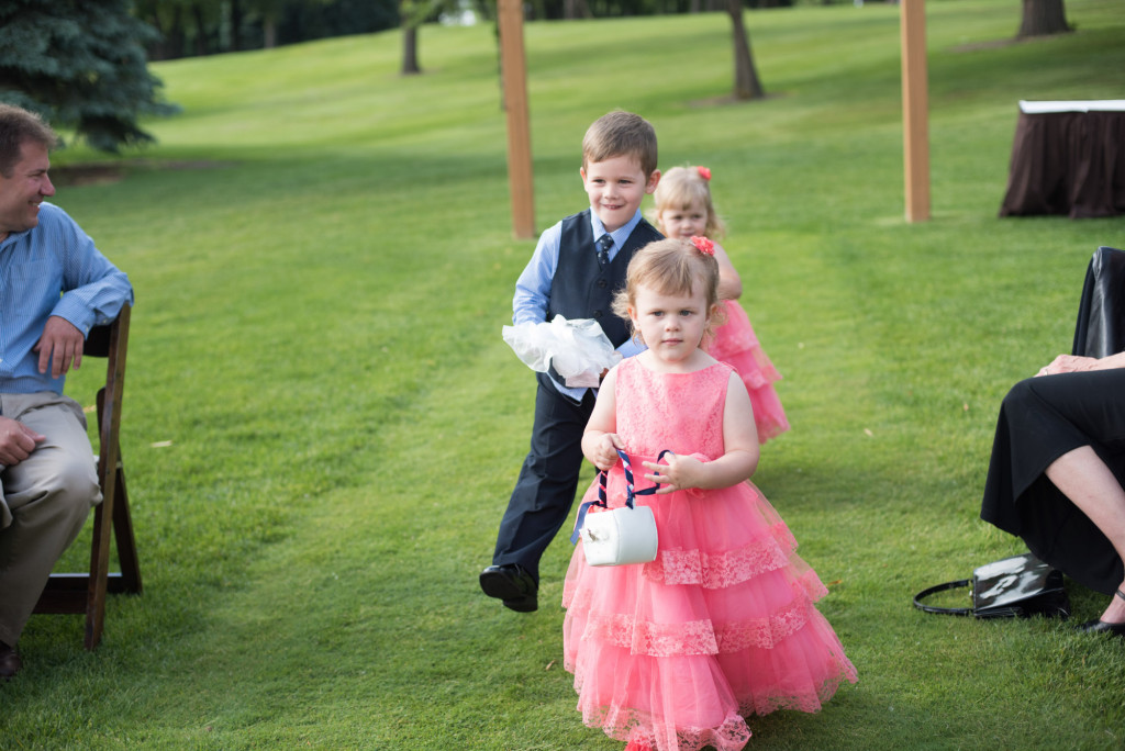 Kimberly and Kyle's summer wedding at Majestic Oaks in Andover, MN