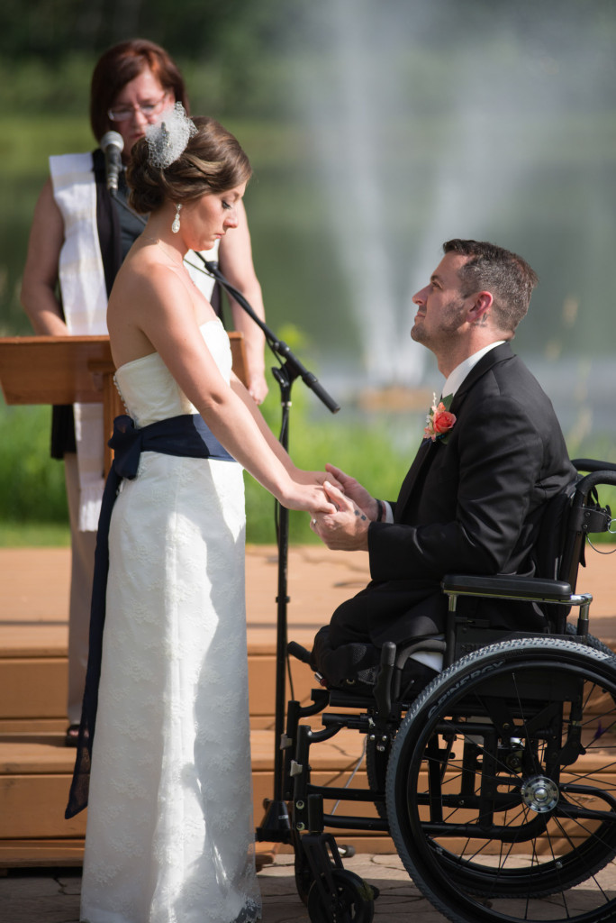 Kimberly and Kyle's summer wedding at Majestic Oaks in Andover, MN