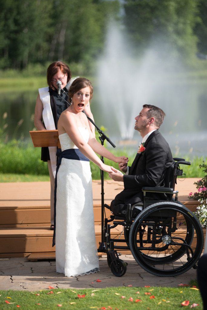 Kimberly and Kyle's summer wedding at Majestic Oaks in Andover, MN